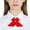 AB45 Red1, variant on Bow Ties For Women, Solid Color Cross Design Womens Bowties For School Graduation Blue1