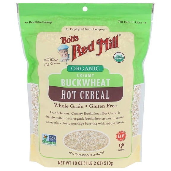 (Pack Of 4) Bobs Red Mill Cereal Buckwheat Creamy Organic Hot 18 Oz