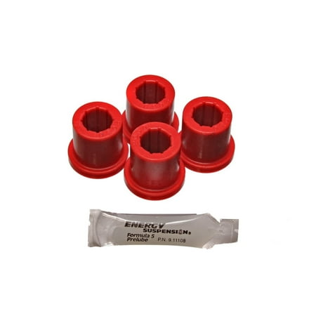Toyota Shackles - Energy Suspension 80-87 Toyota Pick Up Red Rear Spring Frame Shackle Bushing Kit