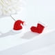 thumbnail image 1 of Colección de pendientes navideños Muñeco de nieve Copo de nieve Cabeza de ciervo Calcetines navideños Pendientes con muletas Regalo de Navidad de Año Nuevo, 1 of 6