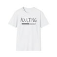 thumbnail image 2 of Adulting Please Wait, Gildan Unisex Softstyle T-Shirt, Graphic Tee, S-3XL, 2 of 6