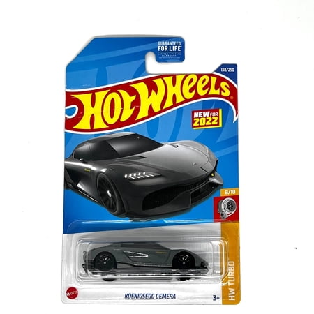 Hot Wheels HW Turbo Koenigsegg Gemera Gray