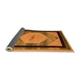 thumbnail image 2 of Ahgly Company Indoor Rectangle Abstract Orange Modern Area Rugs, 3' x 5', 2 of 4
