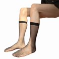 thumbnail image 2 of Mens Ultra-thin Socks Wear Traceless See-Through Stockings Dress Suit Socks, 2 of 14