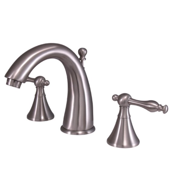 Elements Of Design Es2978nl Double Handle 8" To 16" Widespread Bathroom Faucet - Nickel