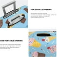 thumbnail image 5 of Summer Cake Icecream Travel Luggage Suitcase COVER, Washable Suitcase COVERS Elastic, L - Fits 25-28 inch luggage (No Suitcase), 5 of 6