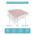 thumbnail image 5 of Quilts Twin Size Bedding Set, Pink Botanical Lightweight Quilted Comforter, Vintage Floral Plants Branch Soft Reversible Bedspread Coverlet with Pillow Covers for All Season, 68" x 86", 5 of 7