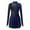 Navy Blue, variant on MSemis Women's Figure Ice Skating Dance Dress Roller Skating Dance Competition Royal Blue XL