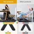 thumbnail image 4 of Furniture Legs Likapop, metal en forma de X, 16 pulgadas, color negro, juego de 2, 4 of 8