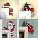 thumbnail image 5 of 2024 Nueva decoración navideña para puertas, letreros de esquina para marcos de puertas superiores, decoración divertida para marcos de casas de vacaciones, ventanas, paredes, letreros navideños para, 5 of 6