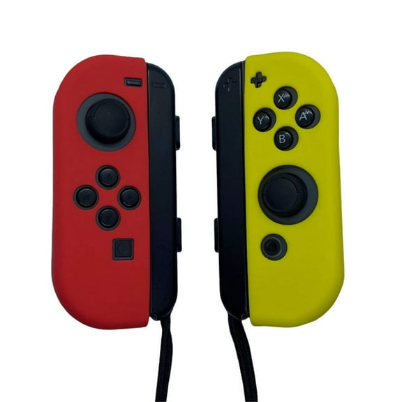 JenDore Blue & Yellow Silicone Nintendo Switch Joy-con Protective Shell Covers