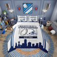 thumbnail image 1 of Erosebridal Football Print Bedding Twin Comforter Set,Ball Game Down Comforter,Sport Decor,Reversible,Lightweight,2 Piece, 1 of 7