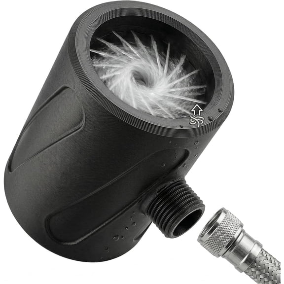 360 Ring Shower Wand – High Pressure Cleaning Wand with Inward Spray Design, Universal Fit for Standard Shower Hoses, Suitable for Personal and Pet Cleaning