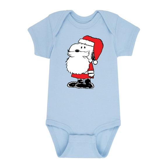 Peanuts - Christmas - Santa Snoopy - Infant Baby One Piece