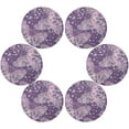 thumbnail image 3 of Butterflies and Flower Round Placemats Washable Placemats Non-Slip Heat-Resistant Table Place Mats for Dining Kitchen Holiday Party Table Decoration 15.4"-1PCS Table Mat, 3 of 7