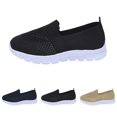 thumbnail image 2 of AUDeals Womens Orthopedic Walking Shoes Slip On Diabetic Shoes Arch Support Air Cushion Lightweight Platform Trainers Casual Sneaker (Black, 6), 2 of 8