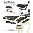 thumbnail image 4 of ziyahi Rear Mounted Bike Seat Bicycle Rear Frames Enjoyable Rides With Comfortable Backrest Safety J-handlebars Made Of Steel, 4 of 6