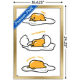 thumbnail image 3 of Gudetama - Not Listening Wall Poster, 14.725" x 22.375" Framed, 3 of 6