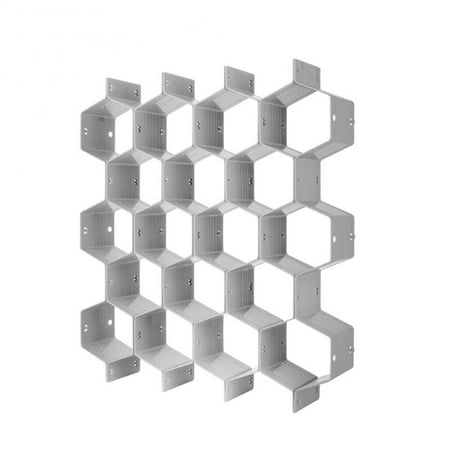 

8Pcs Adjustable Drawer Dividers Honeycomb Organizer for Underwear Socks Bra Wardrobe Board Storage Clapboard Cabinet