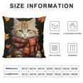 thumbnail image 5 of YINGXI Cat Pillow Covers Fall Decor Autumn Thanksgiving Outdoor Throw Pillowcase Sofa Couch Decorative Cushion Case 20x20in, 5 of 5