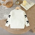 thumbnail image 7 of TBWNWG Girls Sweaters Cute Bow Crew Neck Long Sleeve Drop Shoulder Loose Pullover Tops for Fashionable Kids,Sizes 4-5 Years, 7 of 7
