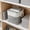 Gray, variant on 12" Cube Storage Bins, Boho Fabric Storage Organizer Bins,Black Foldable Cube Baskets with Sturdy Carry Handles Wicker Baskets for Toys Shelves Closets