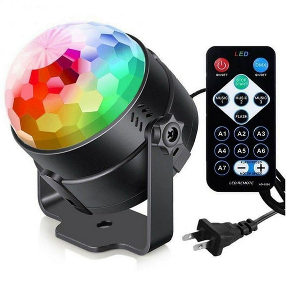 Remote LED Magic Ball Stage Show KTV Bar Flash LED RGB Lights