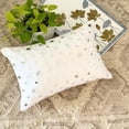 thumbnail image 2 of The HomeCentric White Lumbar Pillow Cover, Mirror Polka Dots Lumbar Pillow Cover, Pack of 2, 12"x16" (30x40 cm) Lumbar Pillow Cover, Rectangle Cotton Canvas Lumbar Pillow Cover, Polka Dot - Mirrors, 2 of 11