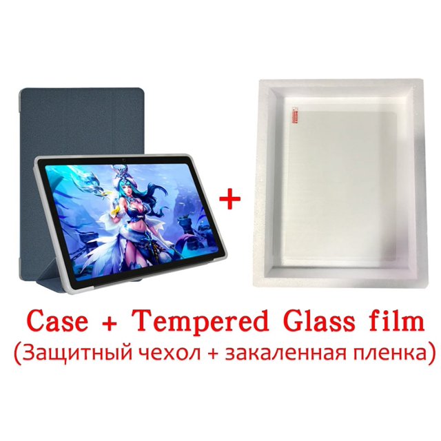 Étui pour Tablette Teclast M50pro 10,1 Pouces, Nouvelle Étui Souple en TPU avec Support Pliable pour M50 Pro M50HD+ Stylet film en Verre Gary Teclast M50