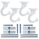 thumbnail image 4 of Ganchos de techo resistentes PENGJTMXG 4 juegos color blanco, 4 of 4