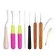 thumbnail image 1 of ER 9 Piezas Herramienta de Aguja de Gancho de Pestillo Herramienta de Bloqueo de Cabello para Rastas para Trenzar para Micro Extensiones de Cabello oso de fresa Electrónica, 1 of 5