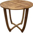 thumbnail image 2 of 27.5'' Wide Teak Table - Nature - Inspired Design - Balcony Brunch / Comfortable to Use, 2 of 7