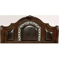 thumbnail image 2 of Traditional Brown Cherry Finish 6pc Set King Size Bed Dresser Mirror Nightstands Chest Bedroom, 2 of 7