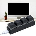 thumbnail image 3 of NZRUANE 4Keys Mini Mechanical Keyboard Programming Macro Keypad Keyboa TS. Gaming U9R9, 3 of 9