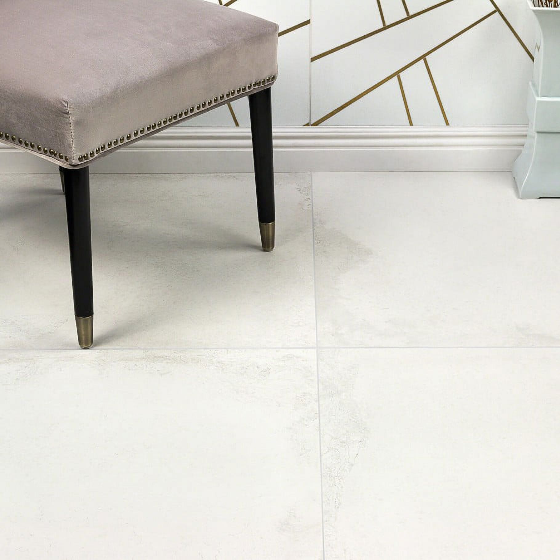 Bond Tile Obscurio White 32 in. x 32 in. Polished Porcelain Floor and Wall Tile (2 Pieces 13.77 Sq. Ft. / Case)