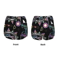 thumbnail image 5 of Lsque Geometry Dash Printed Women's Running Shorts with Liner Pockets,Elastic Quick Dry Workout Athletic Gym Yoga Shorts,Womens High Waist Shorts-XX-Large, 5 of 9