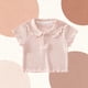 thumbnail image 5 of Ropa de Bebé de las Niñas de Verano de Manga Corta Cuello de Tortuga Superior de Moda Base Camisa Ser Usted Camisa, 5 of 8