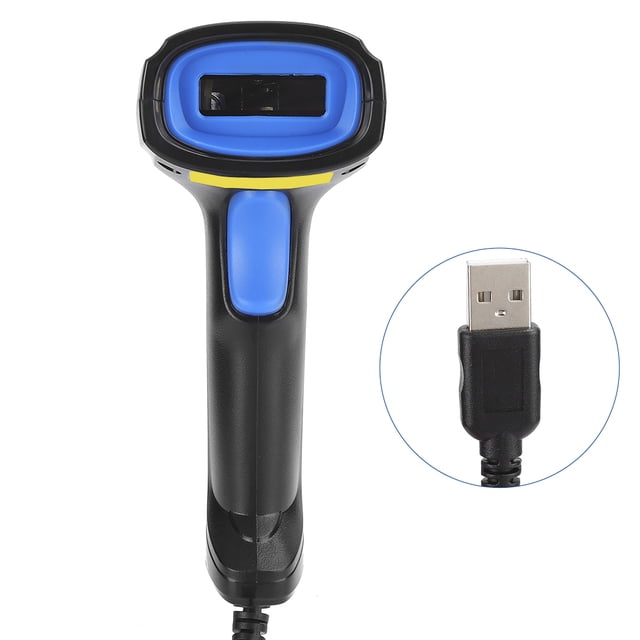 Lector de código de barras 1D con cable, ergonómico, carcasa de ABS IP54, resistente al desgaste y anticaídas (escáner con cable YHD-1100L)