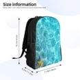 thumbnail image 4 of Balery Coral And Seashell On The Beach Mochila - Mochila Estilosa y Duradera para Laptop de 15 Pulgadas con Tela Oxford Impermeable, 4 of 8