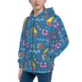 thumbnail image 2 of Rocae Sailboat With Sailing for Zip Up Hoodies for Teen Sweatshirt with Hood-Small, 2 of 6