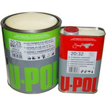 U-POL 1 Gallon (4.2 VOC) High Solids High Build Urethane Primer Kit with Standard (60 to 95 F) Temperature