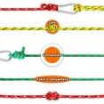 thumbnail image 6 of Wellmax 4 Pack 3/16" x 50ft Diamond Braided Polypropylene Rope with UV Treatment and Weather Resistant, Assorted Multi-Color, 6 of 7