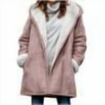 thumbnail image 6 of FNFYFH Women's Hooded Fleece Lined Parka Zip Up Thick Fleece Jacket Faux Fur Fleece Winter Coats Sherpa Jacket with Pockets, 6 of 7