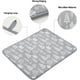 thumbnail image 4 of Alfombrillas de secado de platos para mostrador de cocina de , almohadillas absorbentes de microfibra para escurridor de platos/estante para fregadero, 19.515.8 pulgadas, juego de 2, árbol, gris brillar Hogar, 4 of 6