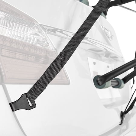 ALLEN SPORTS DELUXE 2-BICYCLE TRUNK MOUNTED BIKE RACK CARRIER, MODEL 102DN, BLACK
