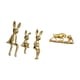 thumbnail image 5 of Figura decorativa de animal sentado, ideal para escritorio., 5 of 8