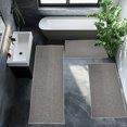 thumbnail image 4 of Sale Today Clearance! Large Burlap Rug Set, 3-Piece Solid Color Indoor/Outdoor Doormat, Non-Slip, Durable Kitchen, Office Mat, Oil & Wear-Resistant, Easy-Clean, 4 of 6