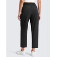thumbnail image 2 of CRZ YOGA Lightweight Drapey Tapered Ankle Pants for Women 27" Casual Travel Work with Pockets Summer, 2 of 7