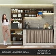 thumbnail image 5 of Cocina Integral Completa Modular Madesa Gourmet 235cm MC, 5 of 5