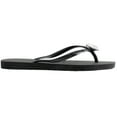 thumbnail image 3 of Havaianas for Women - Slim Square Centenary Diamond Flip Flops - Black - 11/12, 3 of 5